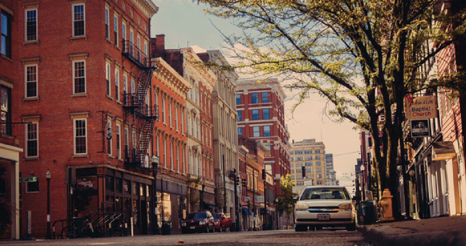 Main Street in the Over-the-Rhine Neighborhood